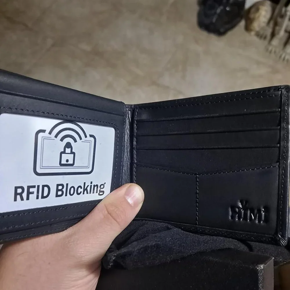 Wallet for Men - with Money Clip Slim Leather Slots Credit Card Holder RFID